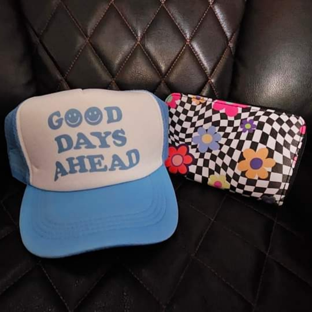 Trucker hat and wallet combo (new)